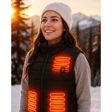 Cargar imagen en el visor de la galería, Lobo Nocturno HeatPro – Chaleco Calefactable Inteligente
